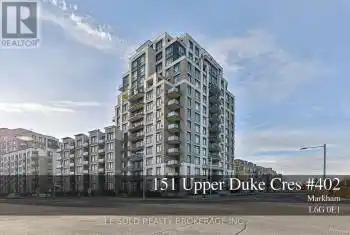 151 Upper Duke Cres Unit# 402, Markham, Ontario L6G 0E1, 2 Bedrooms Bedrooms, 6 Rooms Rooms,2 BathroomsBathrooms,Condo,Sold,Upper Duke,N11903213