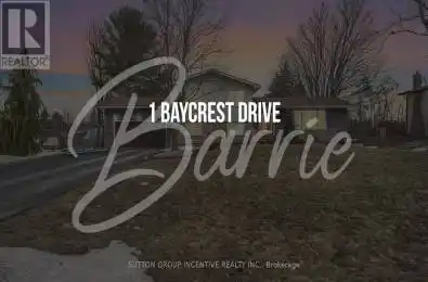 1 Baycrest Drive Barrie (Codrington) Ontario L4M7C7
