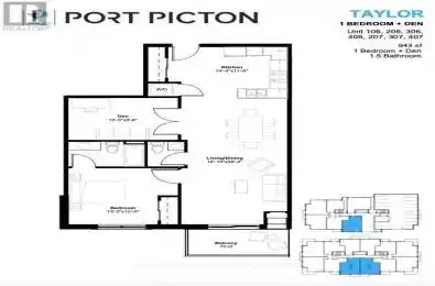 12 Clara Drive Unit# 307 Prince Edward County (Picton) Ontario K0K2T0