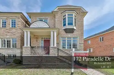 172 PARADELLE Drive Richmond Hill Ontario L4E 1E7