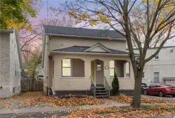 View of front of house featuring covered porch