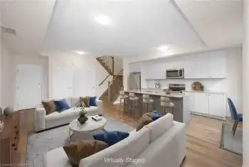 Virtually Staged Living room