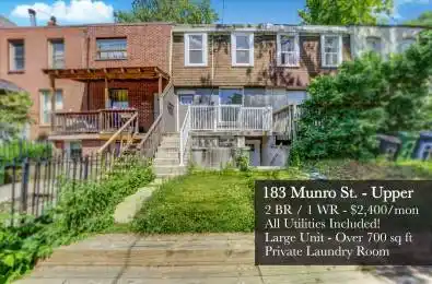 183 Munro Street Unit# Upper Toronto E01 Ontario M4M 2B8