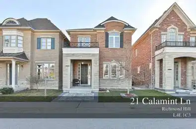 21 Calamint Lane Richmond Hill Ontario L4E 1C3