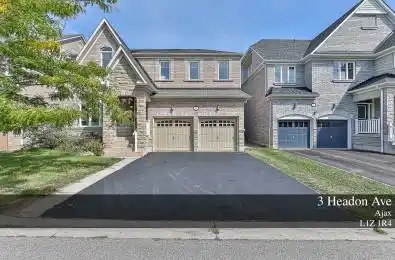 3 Headon Avenue Ajax Ontario L1Z 1R4