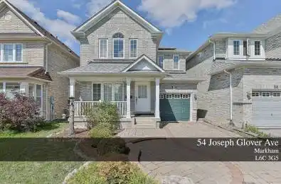 54 Joseph Glover Avenue Markham Ontario L6C 3G5