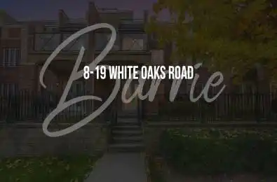 19 White Oaks Road Unit# 8 Barrie Ontario L4N 5A2